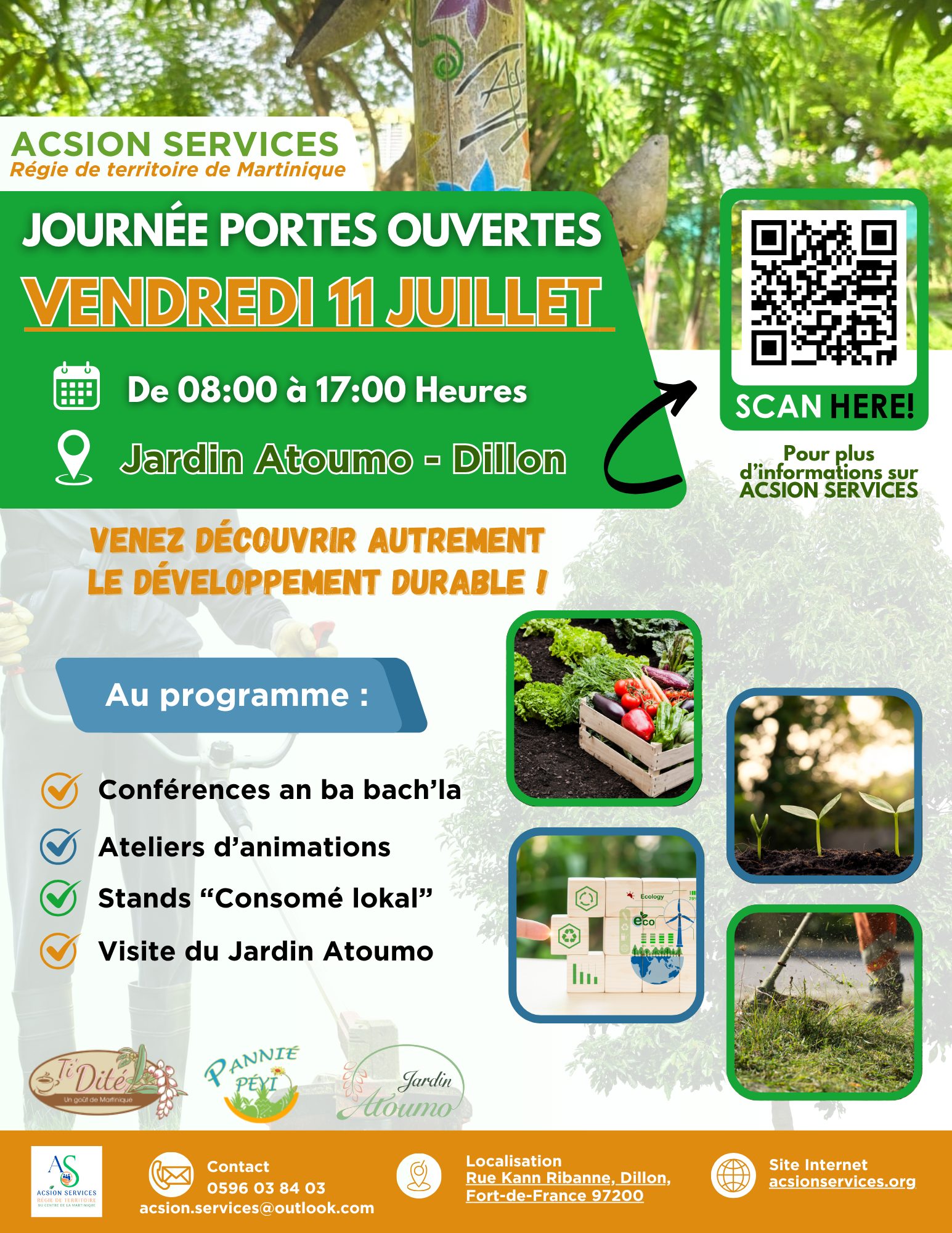 Journée portes ouvertes sur le Jardin Atoumo : Le développement durable et l’agriculture