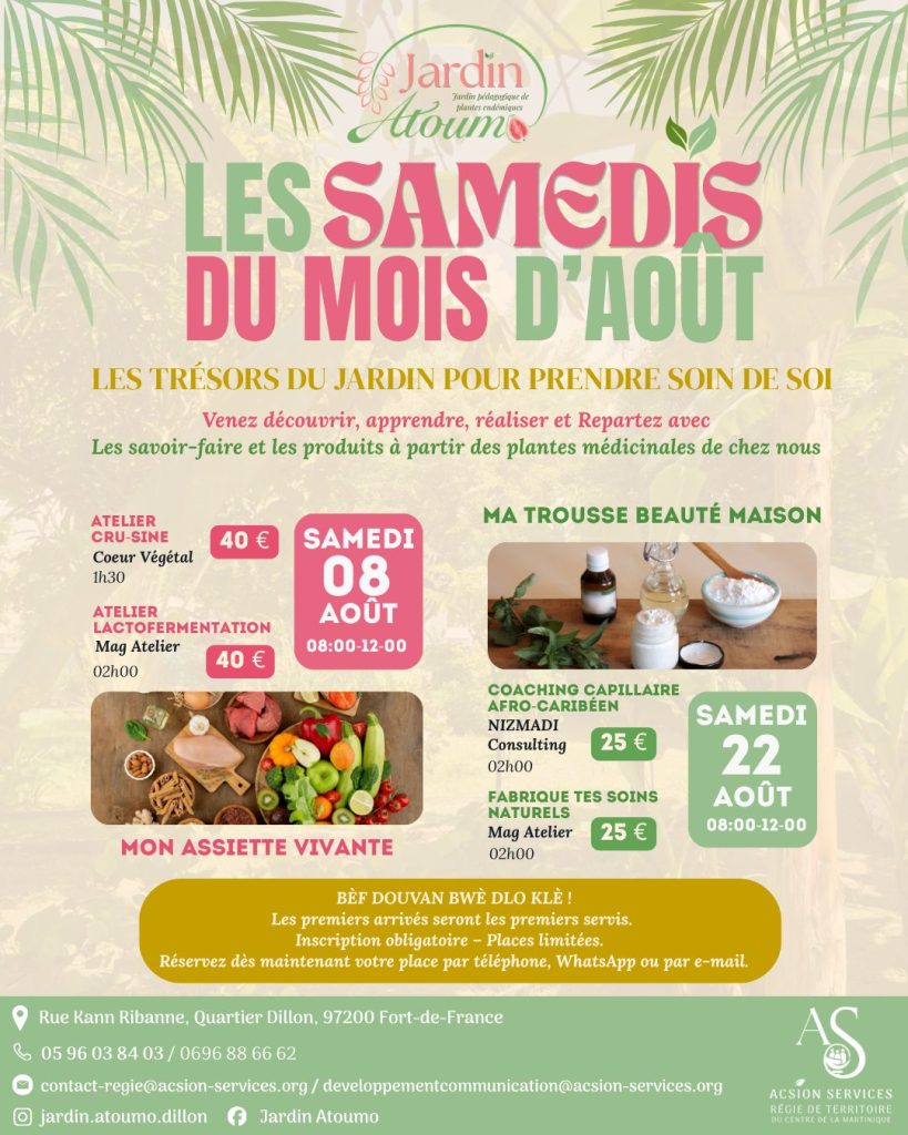 Les samedis du mois d’Août